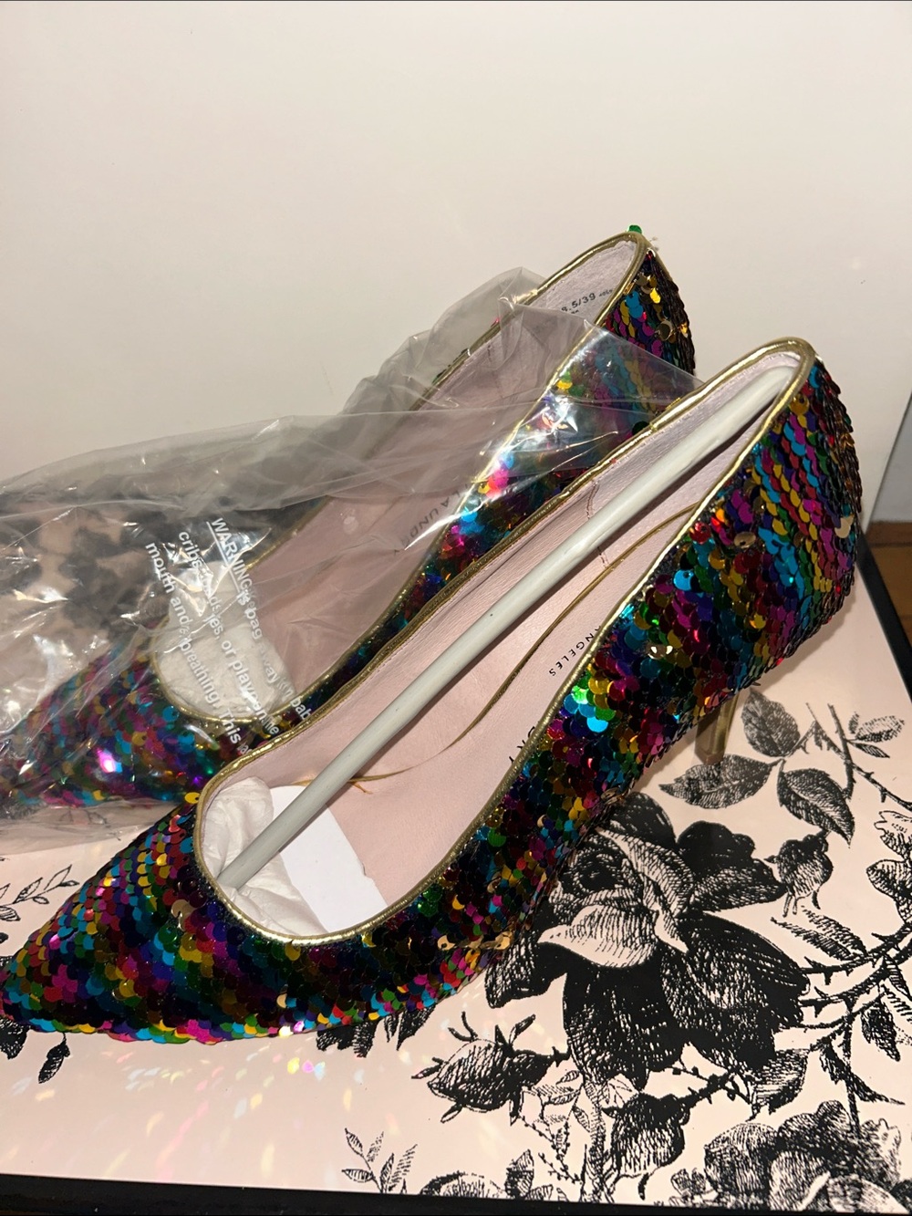 Rainbow 🌈 Sequins Heels